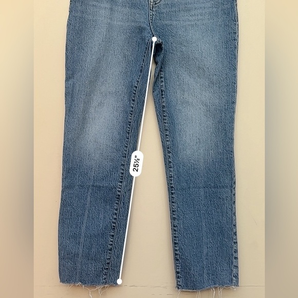 GAP Denim Universal Slim Boyfriend Jeans Women’s Size 8/29R Raw Hem - Picture 8 of 8